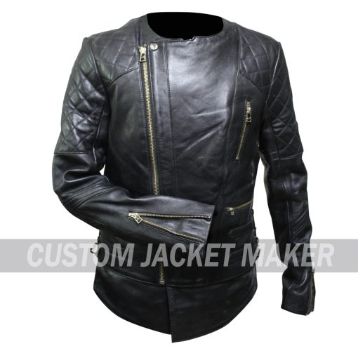 Joe Racer Black Leather Jacket
