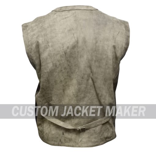 Baker James Sleeveless Leather Jacket - Image 2