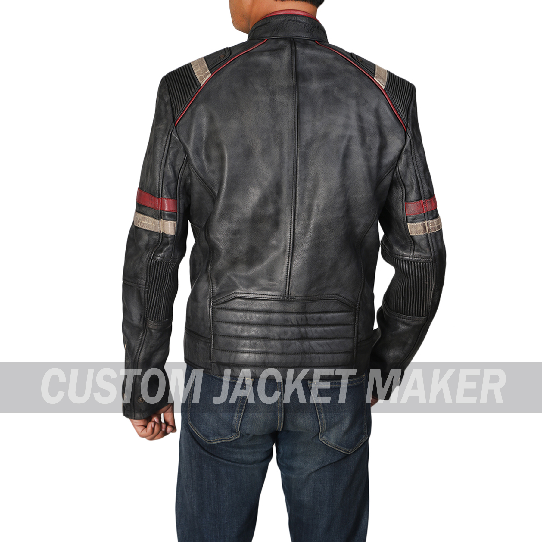 Ted Schott Men Leather Jacket 3 Ted Schott Men Leather Jacket - Image 3