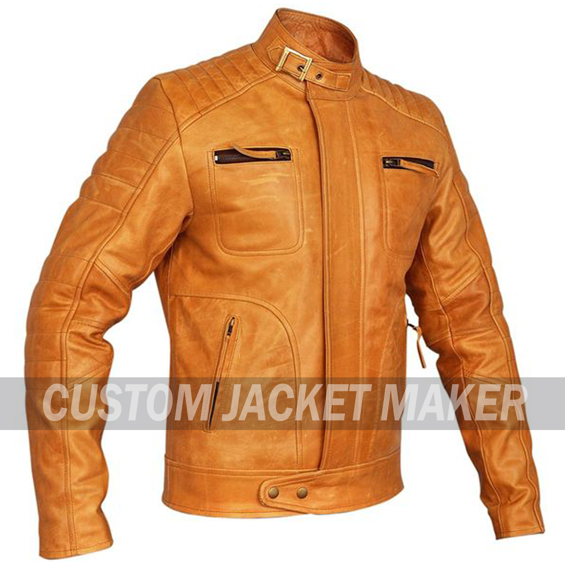Buttery Shepherd Tan Leather Jacket Custom Jacket Maker