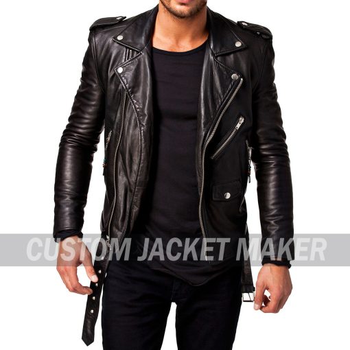 Ryan Harry Oxburn Black Leather Jacket