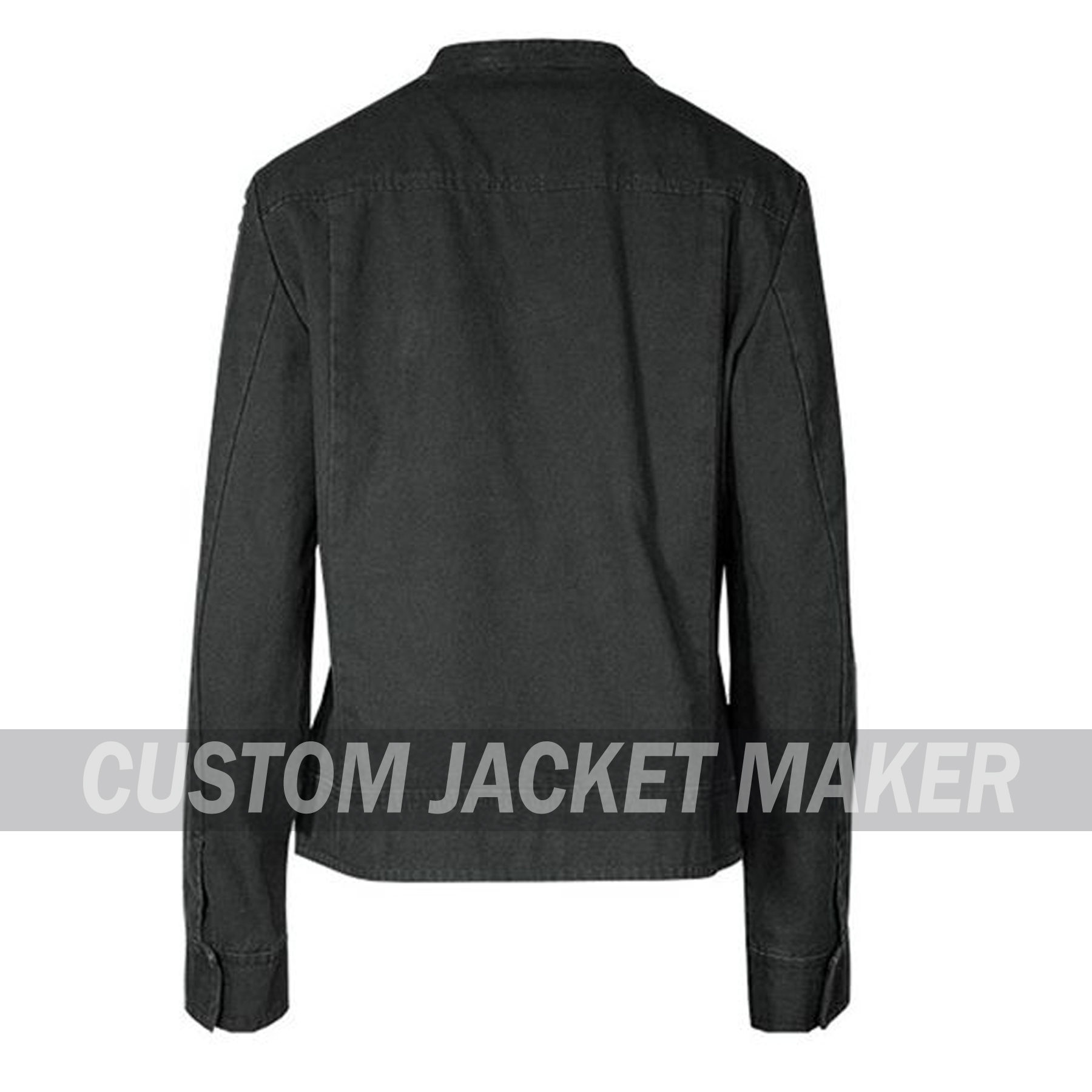 Grit Stones Winston Black Leather Jacket 2 Grit Stones Winston Black Leather Jacket - Image 2
