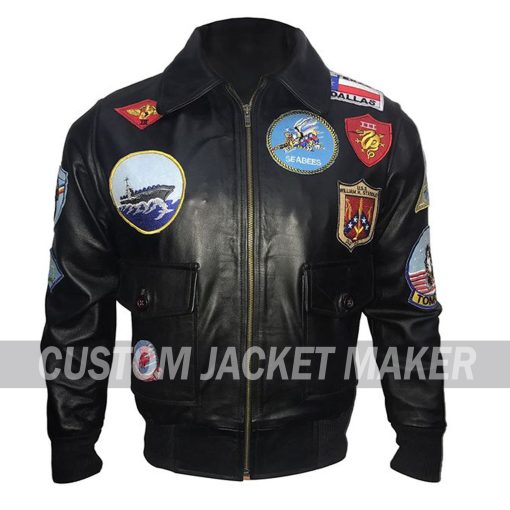 Sheldon Danial Biker Black Leather Jacket