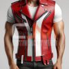 Stylish leather Vest For Men