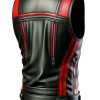 biker leather vest