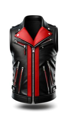 Biker Leather Vest