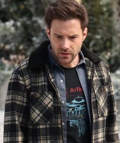 Brett Navson Checkered Cotton Jacket – Inspired by On-Screen Character Style