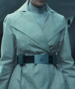 Denise Gough White Cotton Coat