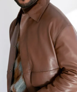 Sean Freeman Beyond Brown Leather Jacket
