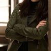 Law and Order Ainsley Seiger Biker Leather Jacket