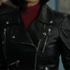 FUBAR Carrie-Anne Moss Biker Leather Jacket