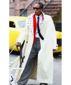 A$AP Rocky NYC 2025 White Trench Coat for men – celebrity-inspired outerwear