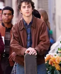 Celebrity fashion Timothée Chalamet Bob Dylan Jacket online shopping USA