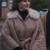 Louise Brealey Such Brave Girls Quilted Cape Jacket 2 265x353 1