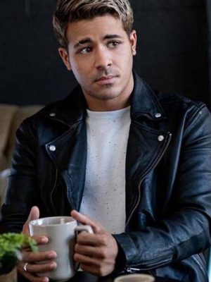 Tony Padilla Black Moto Jacket 13 Reasons Why S04