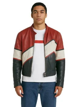 Jayce Leather jacket Chicken Town 3 Jayce Leather jacket Chicken Town - Image 3